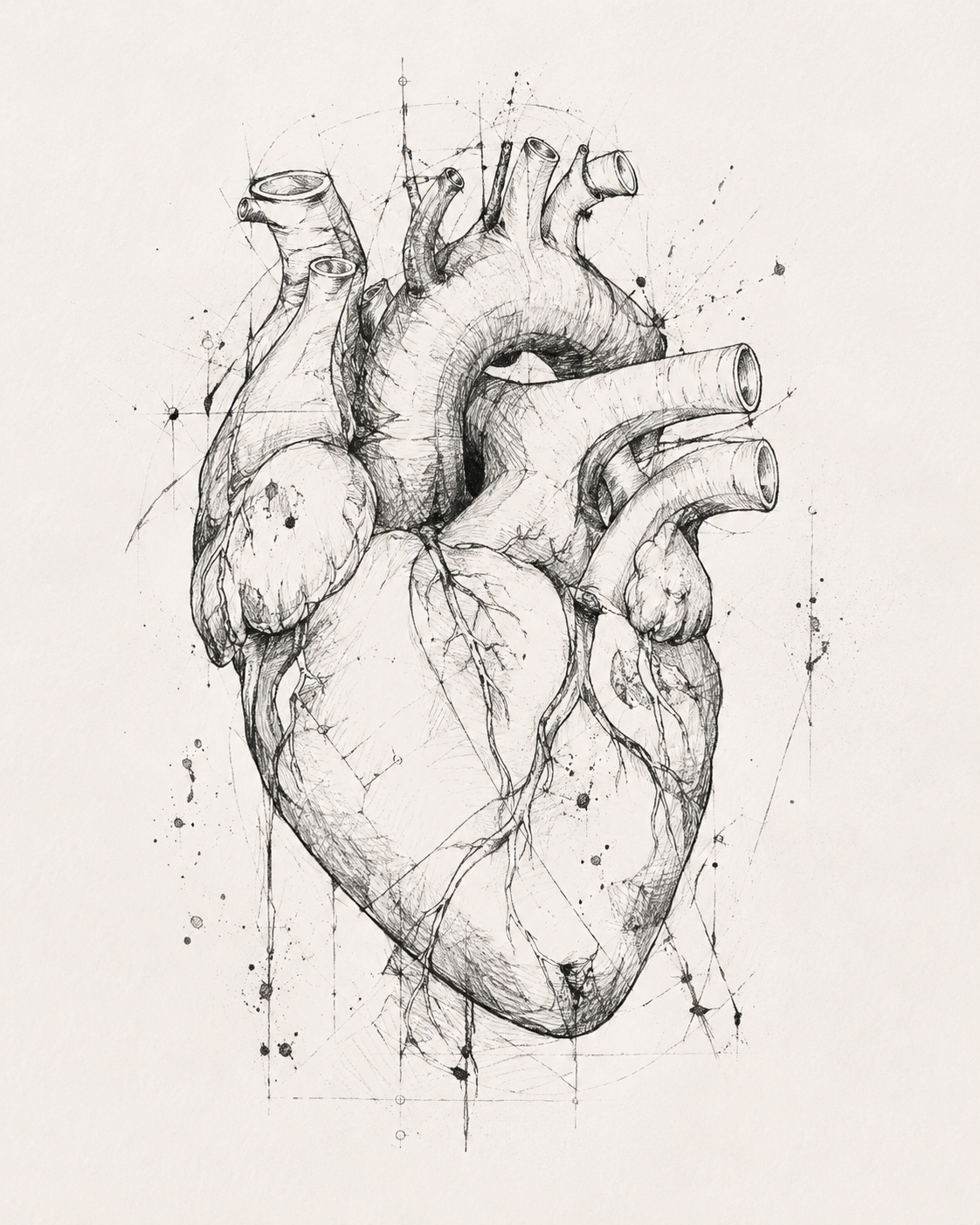 Heart study sketch