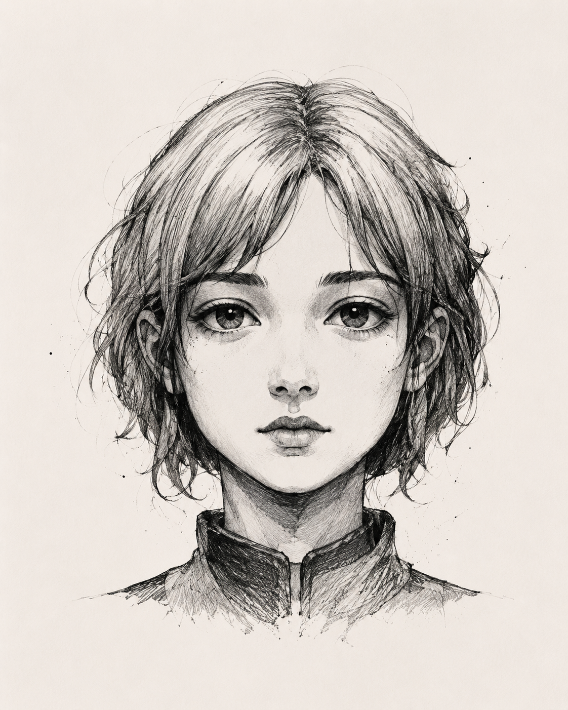 Looking within sketch